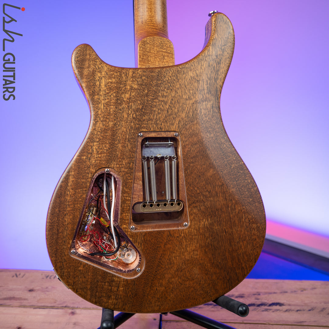 PRS Paul Reed Smith Private Stock 408 Semi Hollow Poplar Burl Triple Faded Indigo
