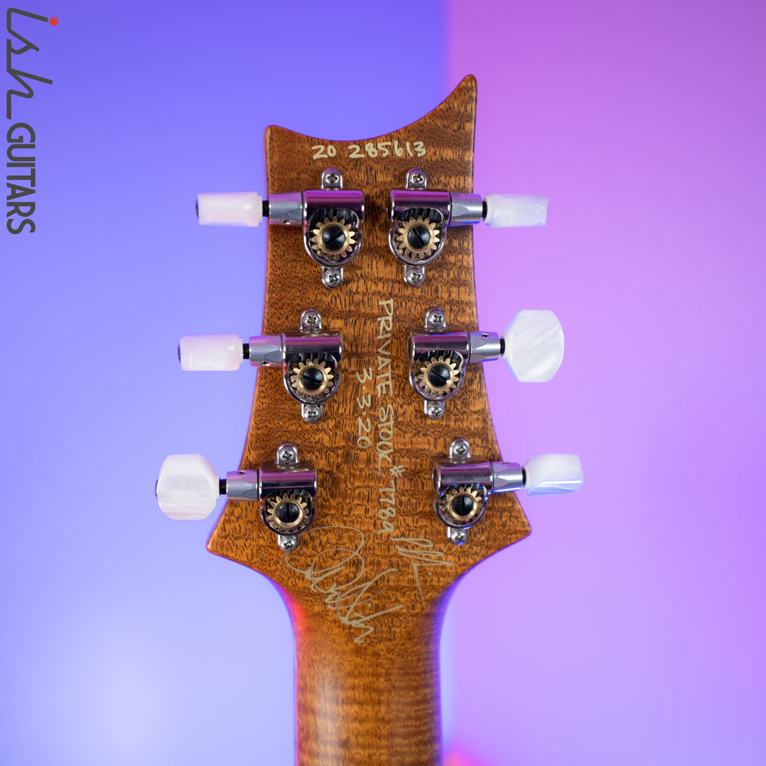 PRS Paul Reed Smith Private Stock 408 Semi Hollow Poplar Burl Triple Faded Indigo