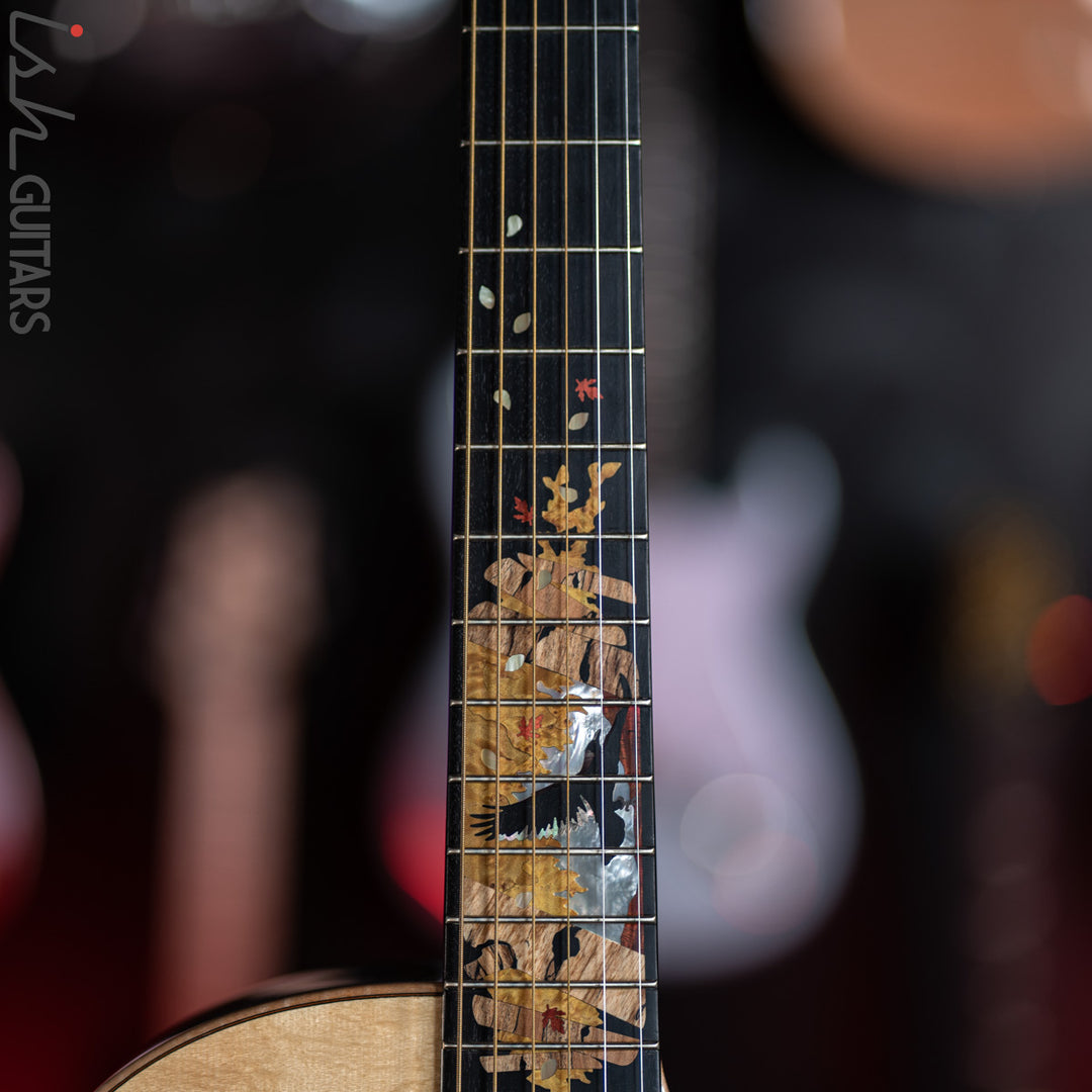 PRS Private Stock Angelus Acoustic Guitar Bear Claw Spruce Custom Inlay
