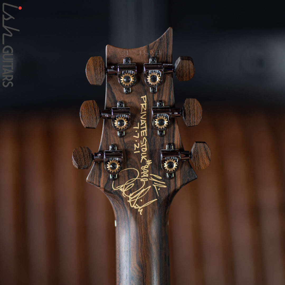 PRS Private Stock Modern Eagle V Semi-Hollow Natural Ziricote