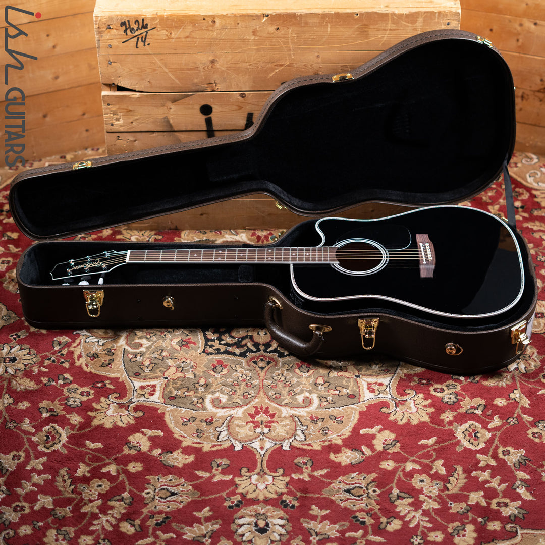 Takamine EF341DX Legacy Deluxe Acoustic Guitar Black