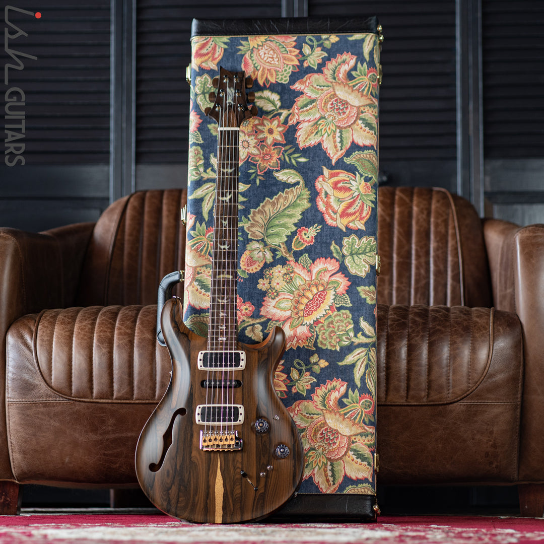 PRS Private Stock Modern Eagle V Semi-Hollow Natural Ziricote