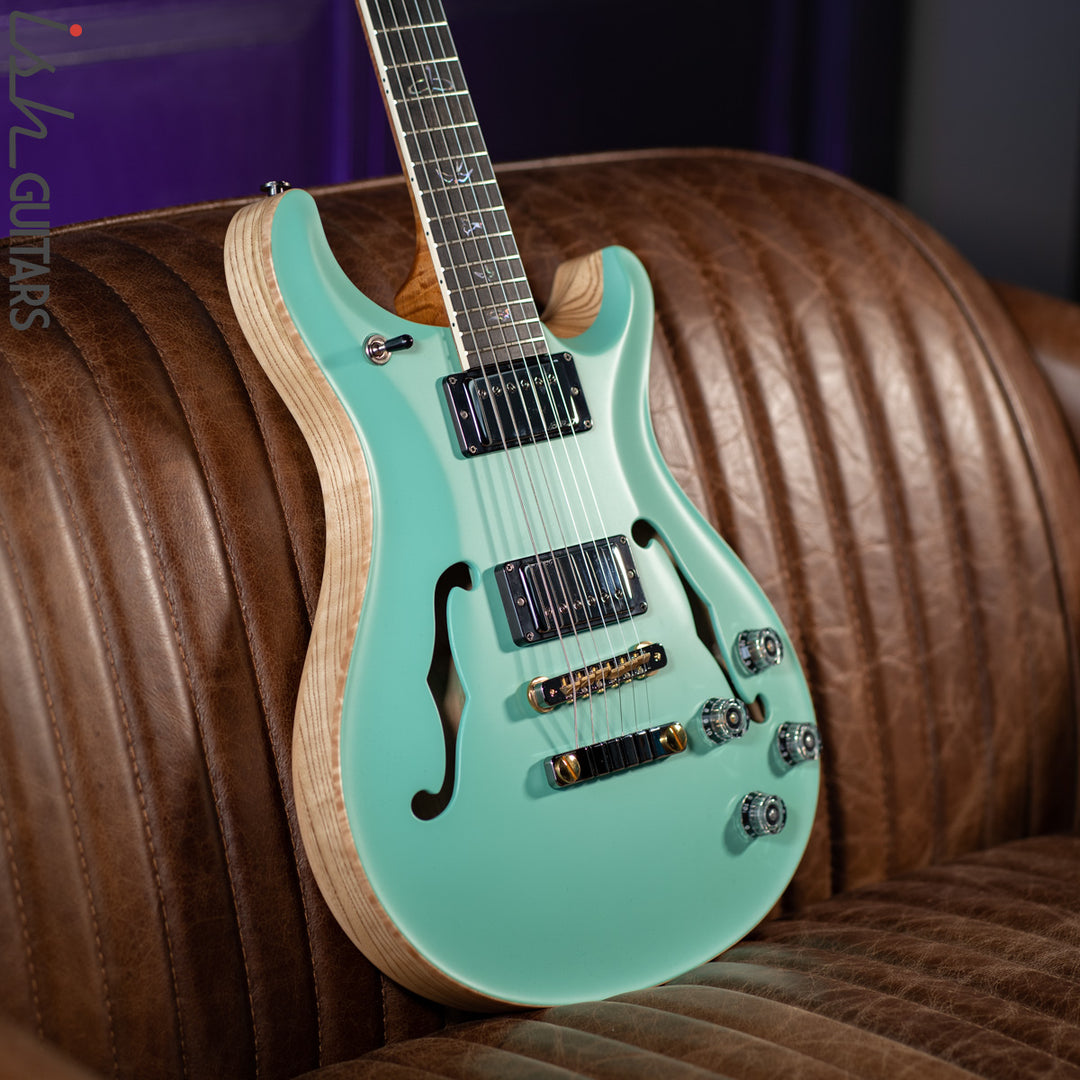 PRS McCarty 594 Hollowbody II Seafoam Green Satin Wood Library