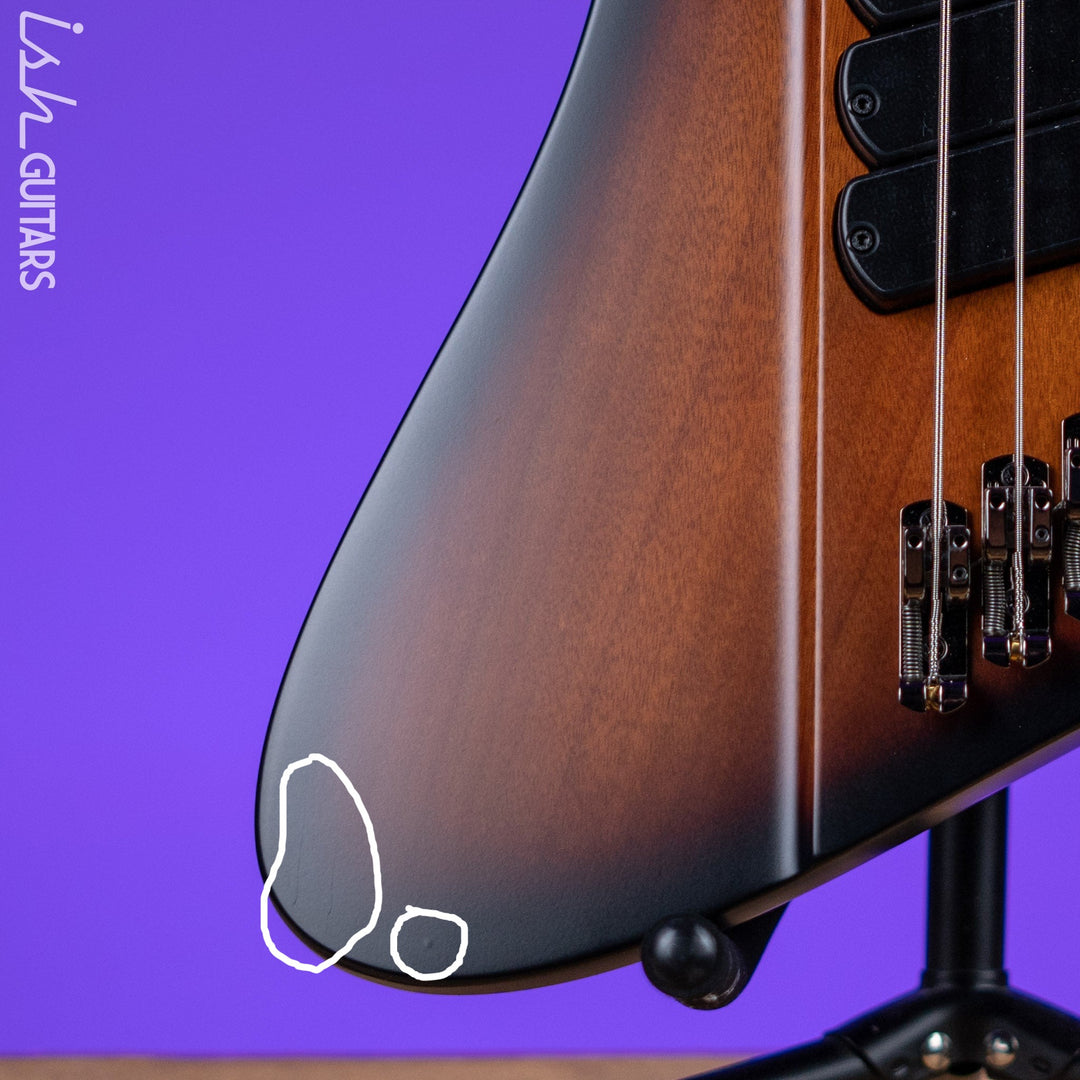 Dingwall D-Roc Standard 4-String Bass Matte Vintageburst Demo