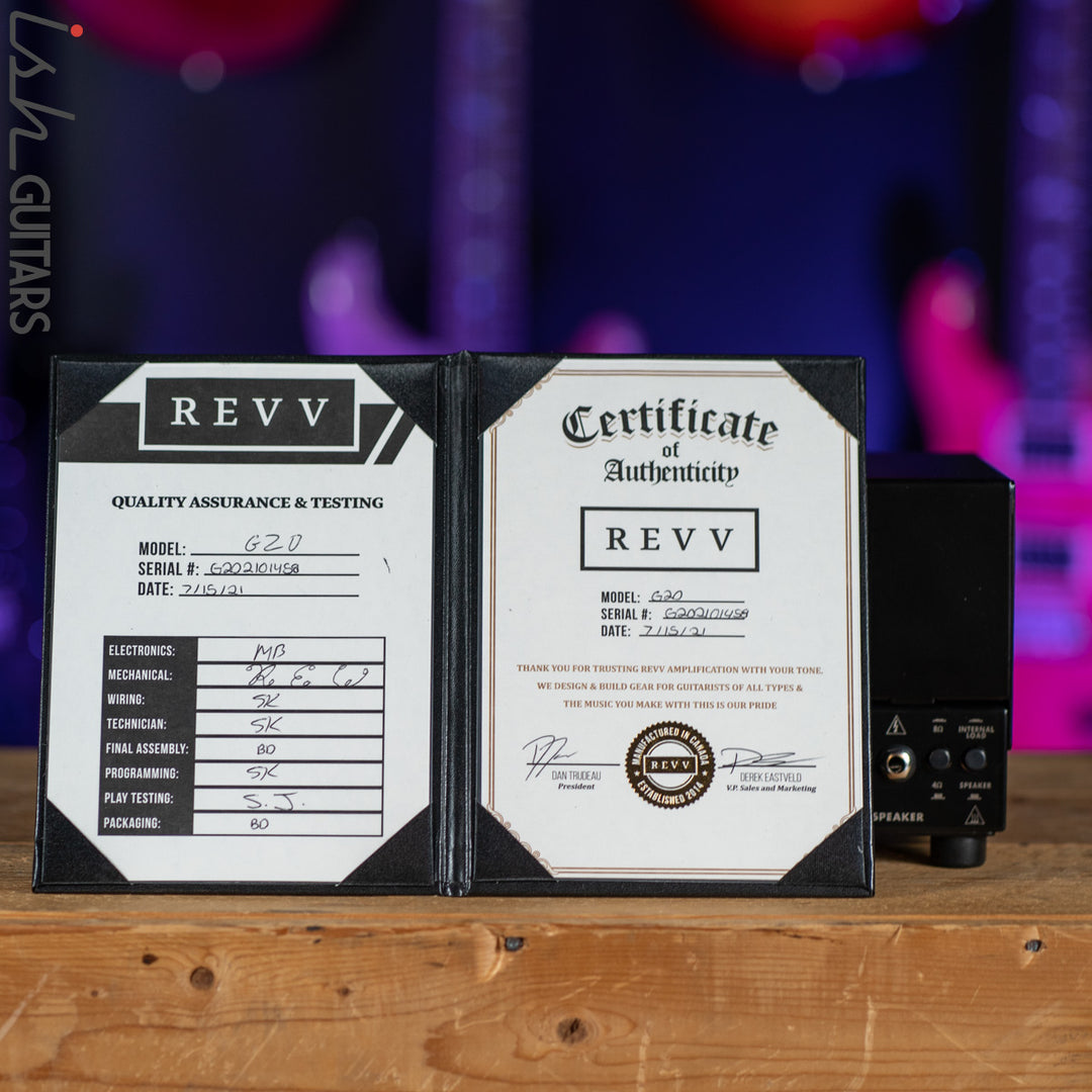 Revv G20 20W Guitar Amp Head Black Demo