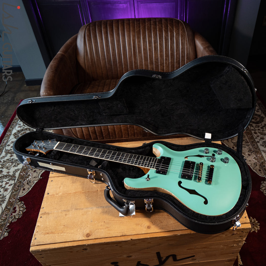 PRS McCarty 594 Hollowbody II Seafoam Green Satin Wood Library
