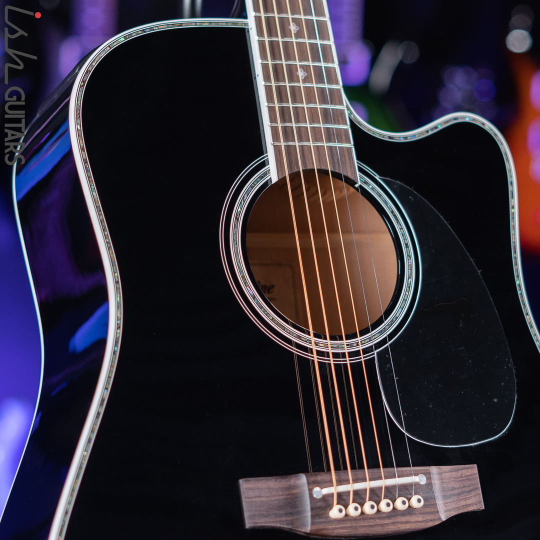Takamine EF341DX Legacy Deluxe Acoustic Guitar Black