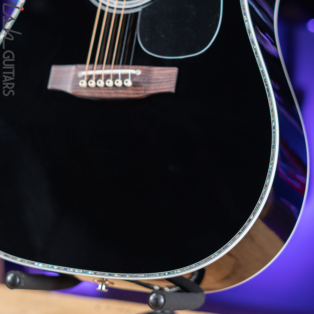 Takamine EF341DX Legacy Deluxe Acoustic Guitar Black