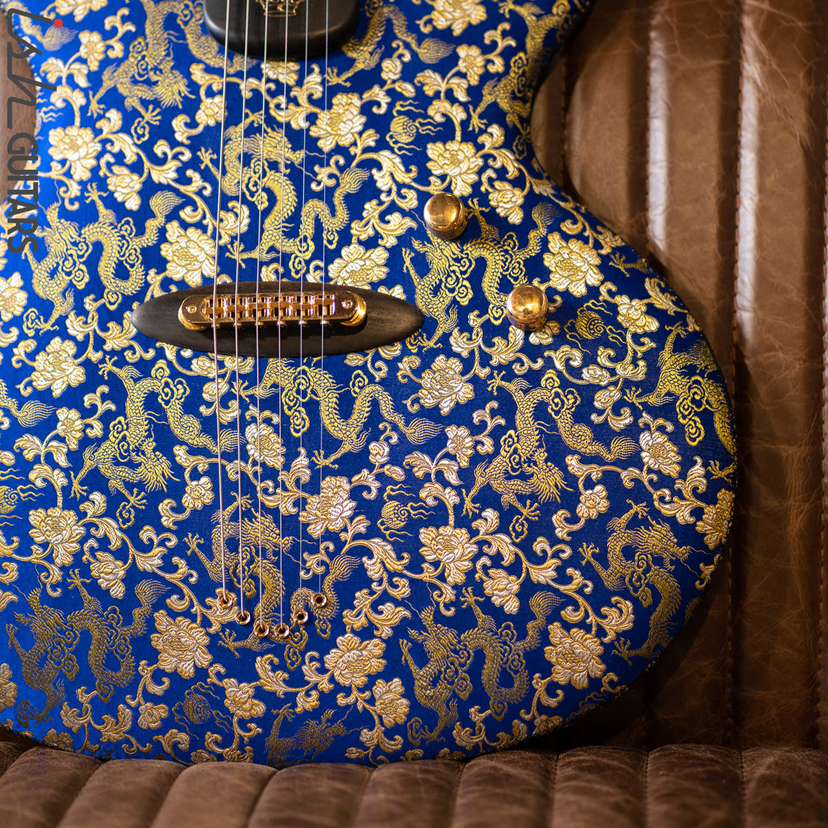 Ritter Princess Isabella Blue Dragon #6 of 25 Fabric Guitar – Ish