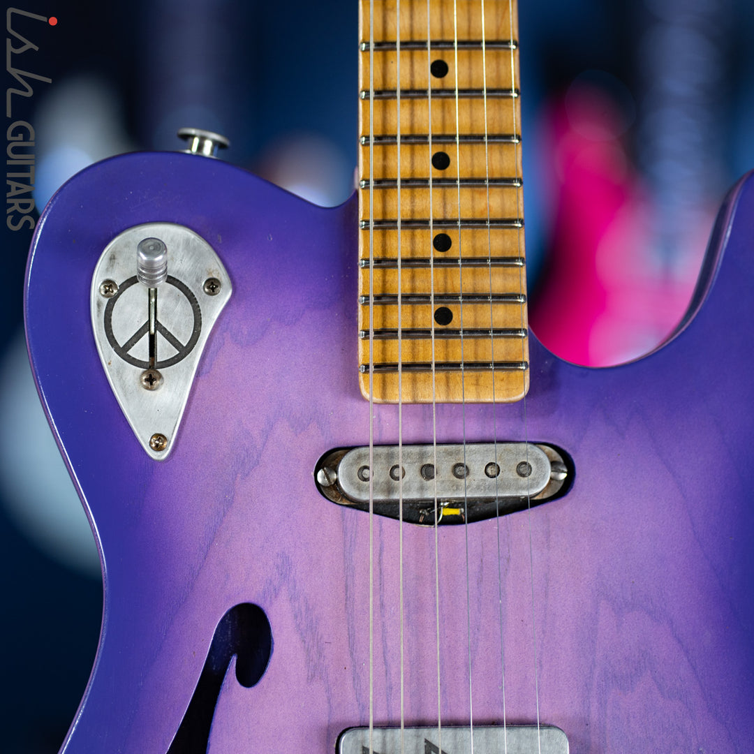 2019 Fraser Vintage Custom Tele Thinline Style Purple Burst