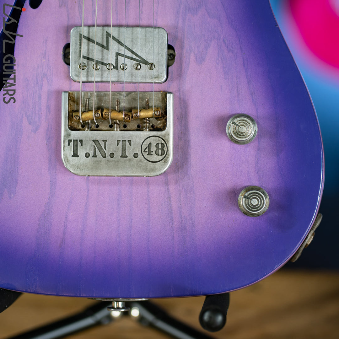 2019 Fraser Vintage Custom Tele Thinline Style Purple Burst