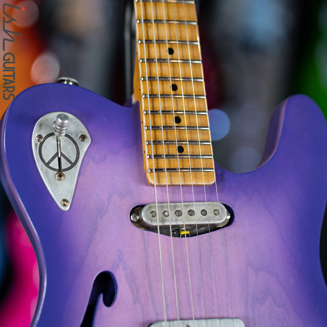 2019 Fraser Vintage Custom Tele Thinline Style Purple Burst