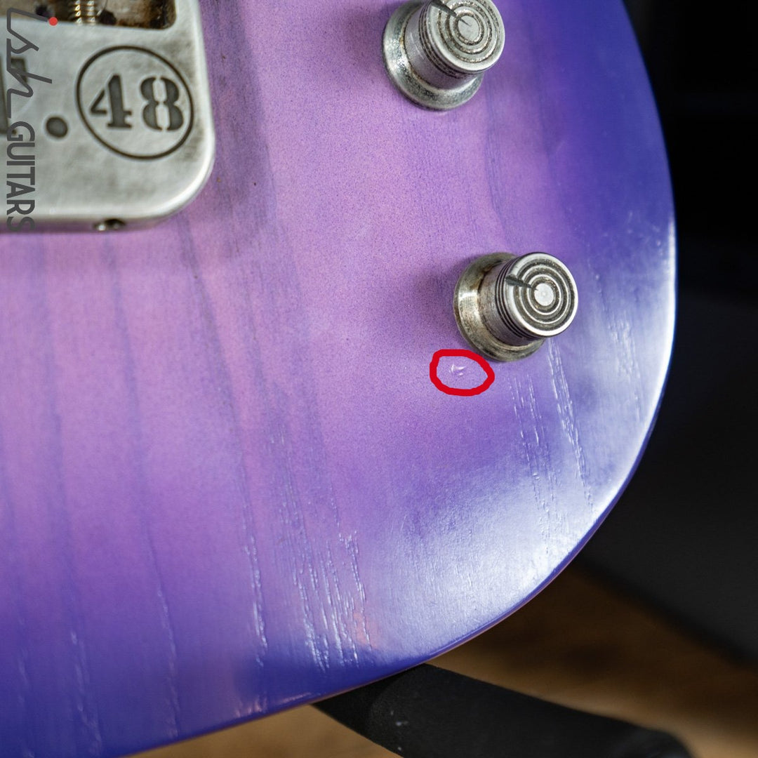 2019 Fraser Vintage Custom Tele Thinline Style Purple Burst