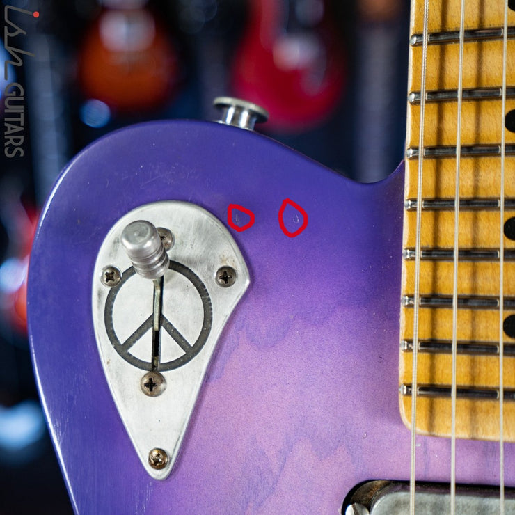 2019 Fraser Vintage Custom Tele Thinline Style Purple Burst