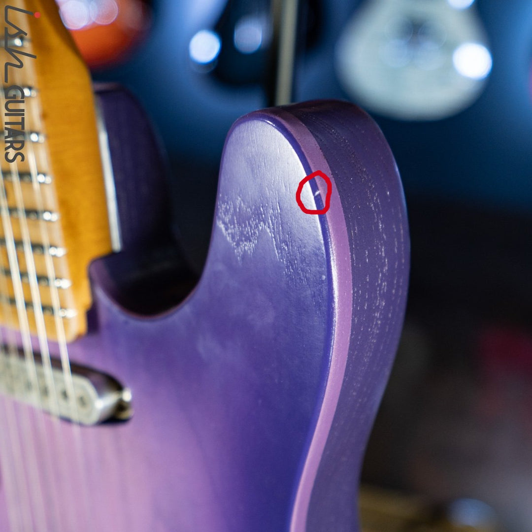 2019 Fraser Vintage Custom Tele Thinline Style Purple Burst