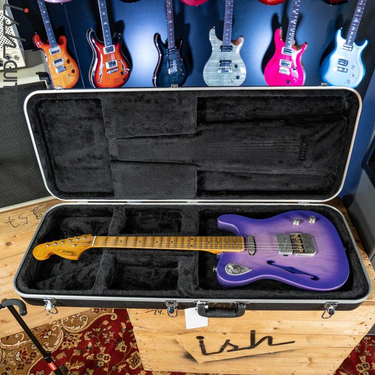 2019 Fraser Vintage Custom Tele Thinline Style Purple Burst