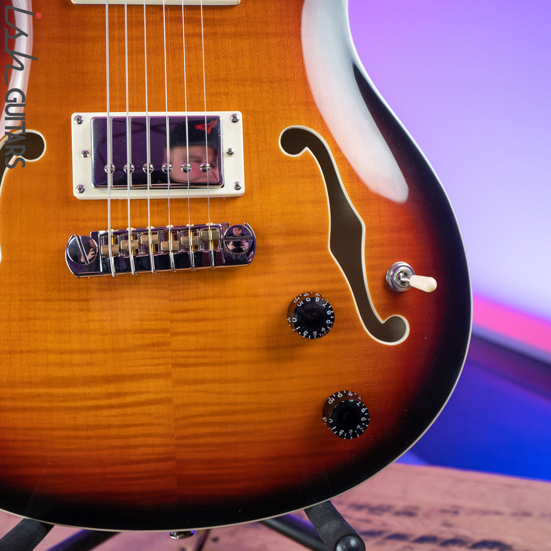 PRS SE Hollowbody II Tricolor Sunburst