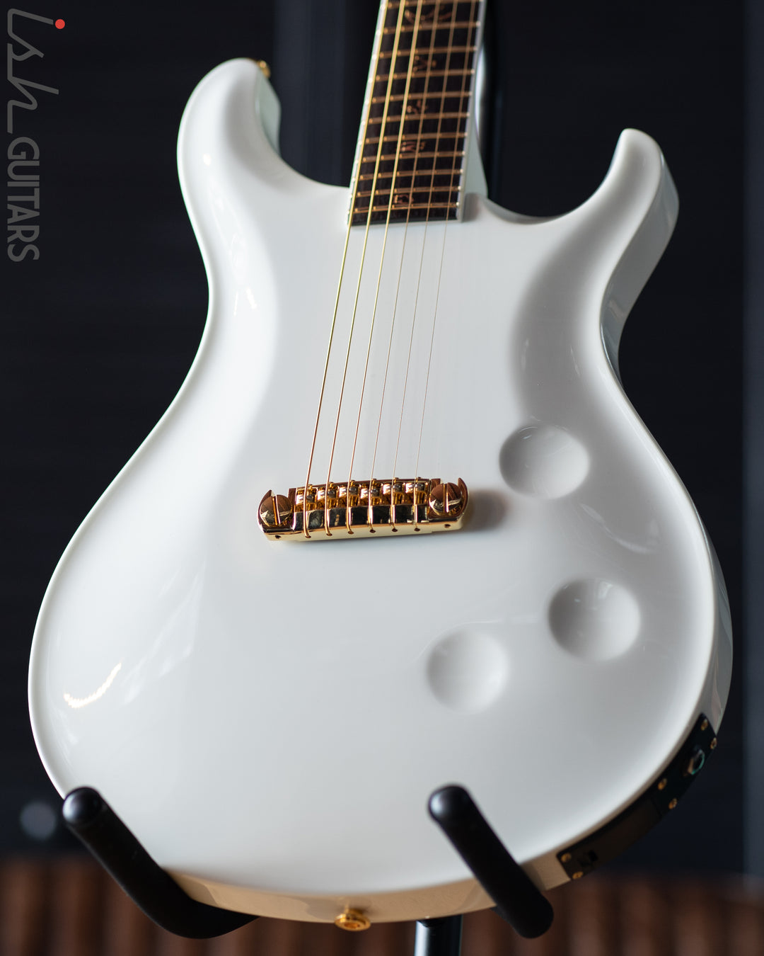 PRS Private Stock Custom 24 "Sculpture" Hollowbody Piezo 3.9lbs 10K Gold Inlay White
