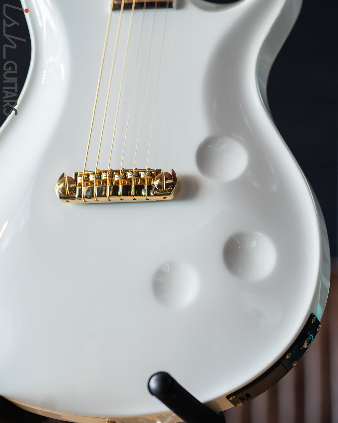 PRS Private Stock Custom 24 "Sculpture" Hollowbody Piezo 3.9lbs 10K Gold Inlay White