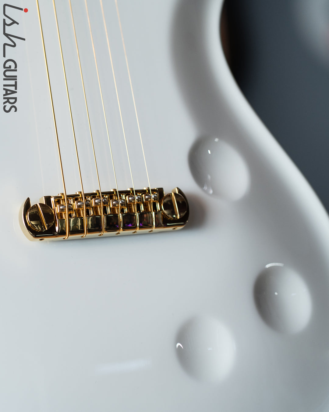 PRS Private Stock Custom 24 "Sculpture" Hollowbody Piezo 3.9lbs 10K Gold Inlay White