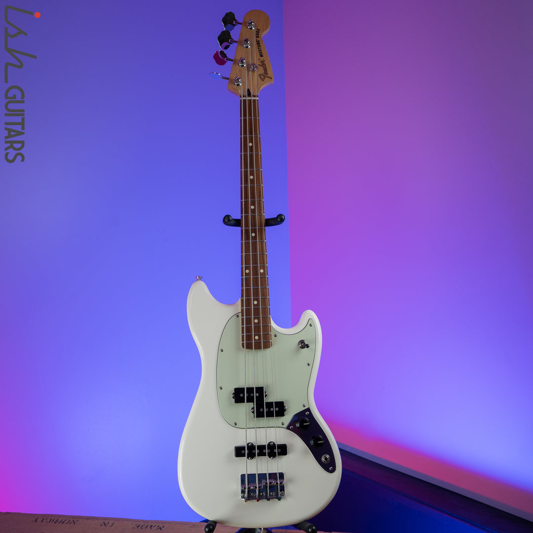Fender Mustang 4 String PJ Bass Olympic White