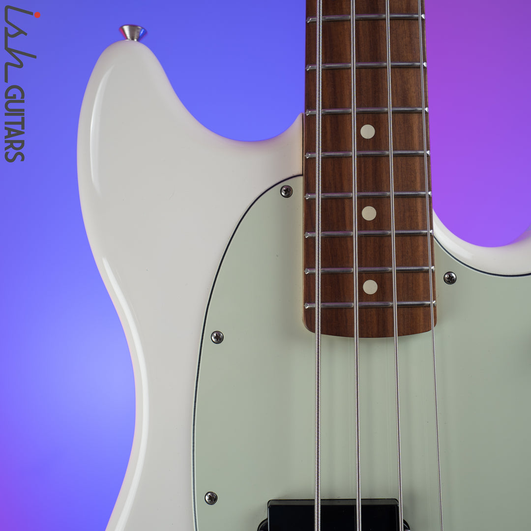 Fender Mustang 4 String PJ Bass Olympic White