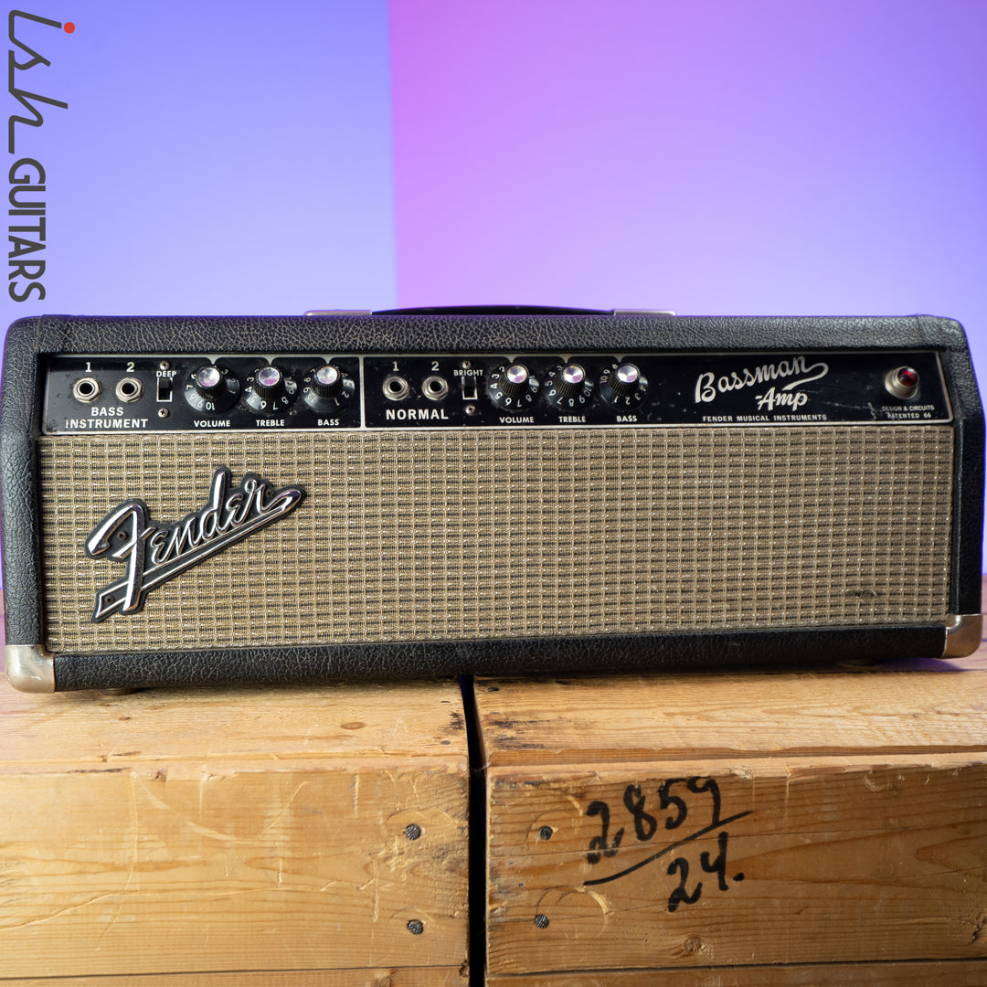 1966 Fender Bassman Blackface Head