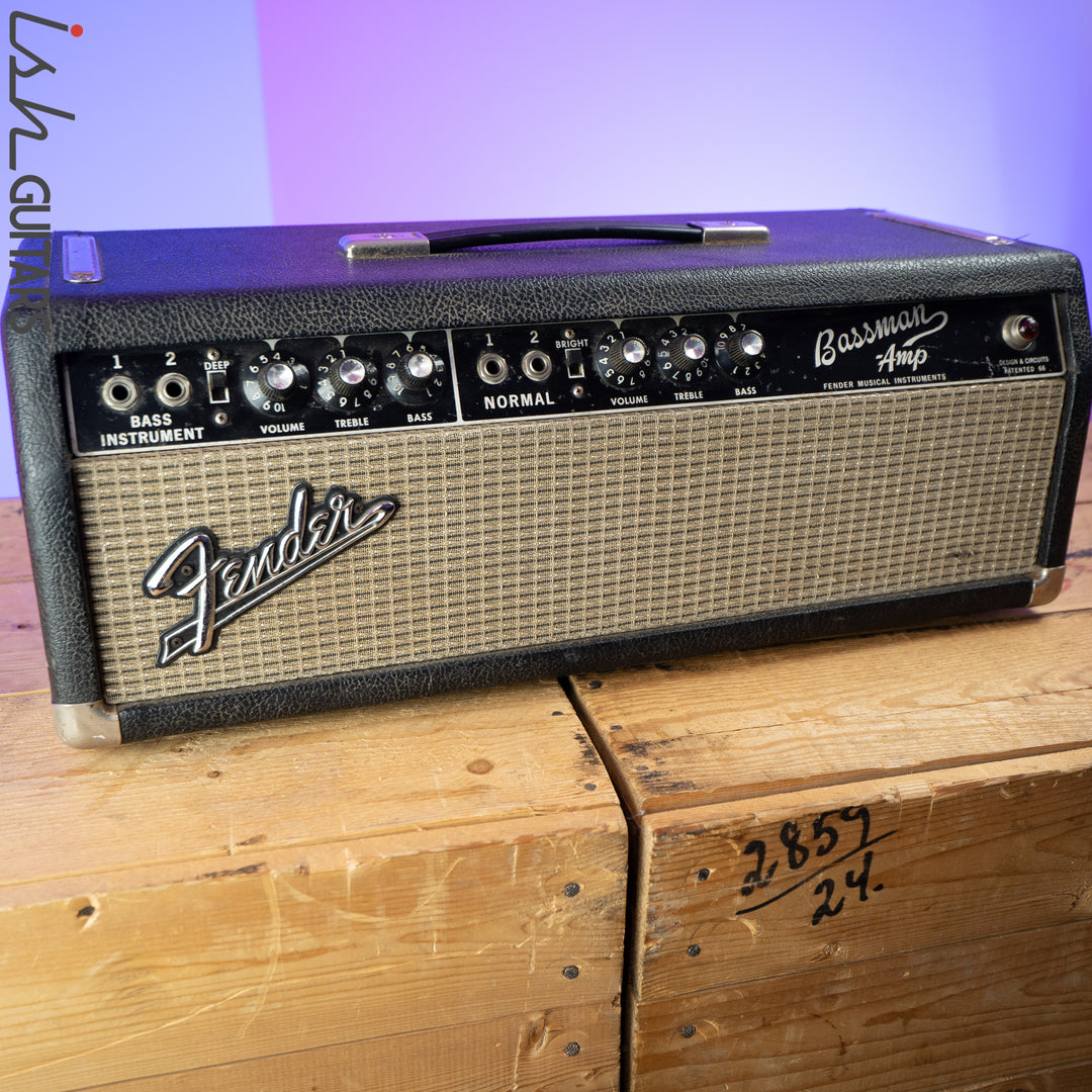 1966 Fender Bassman Blackface Head