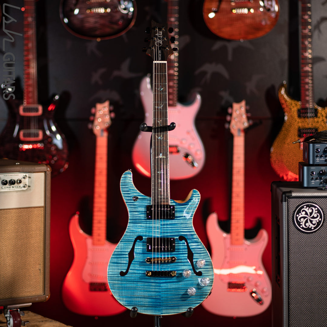 PRS McCarty 594 Hollowbody II Wood Library Aquableux