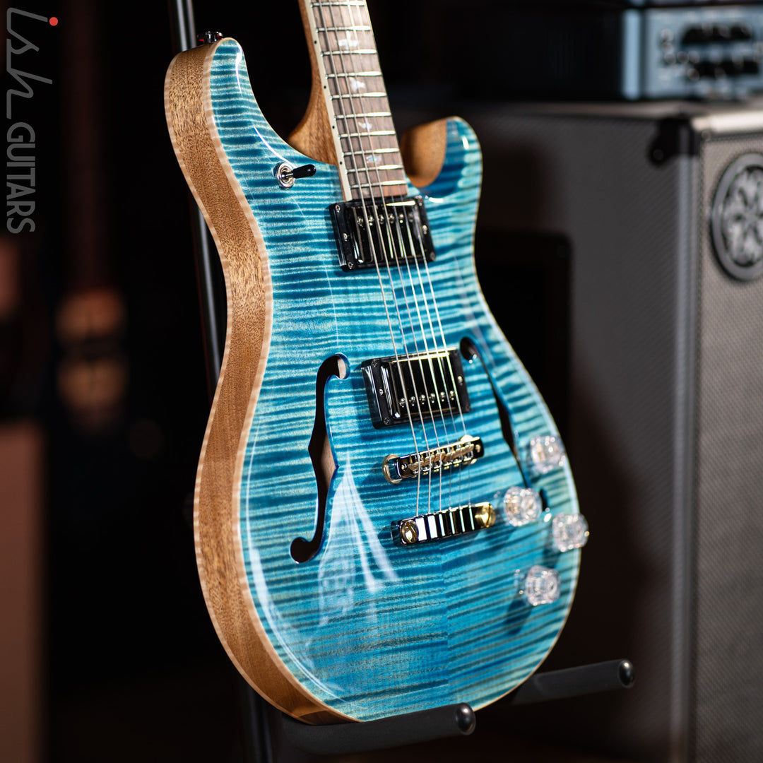 PRS McCarty 594 Hollowbody II Wood Library Aquableux
