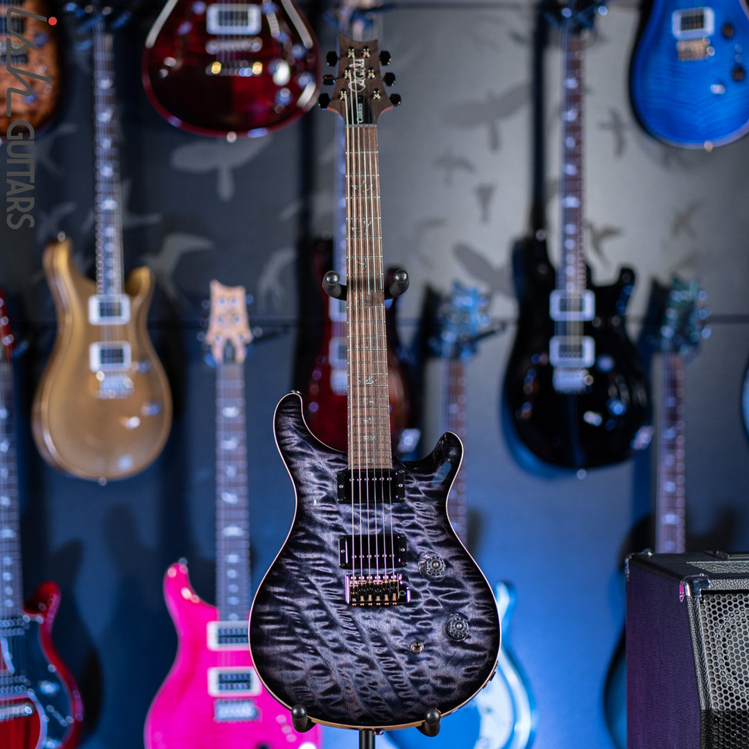 PRS Custom 24 Purple Mist One Piece Quilt Maple 10 Top Wood Library