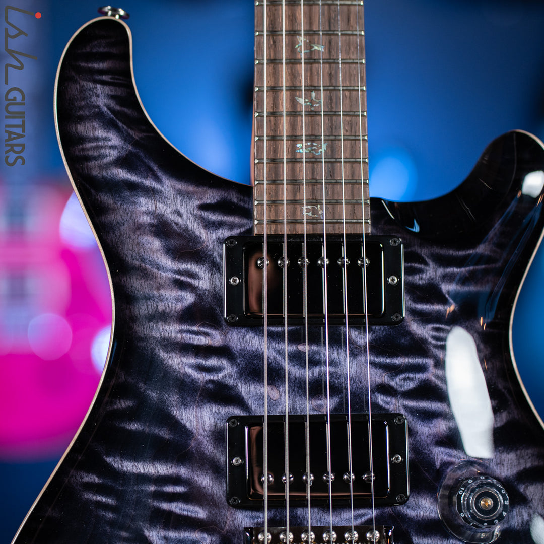 PRS Custom 24 Purple Mist One Piece Quilt Maple 10 Top Wood Library