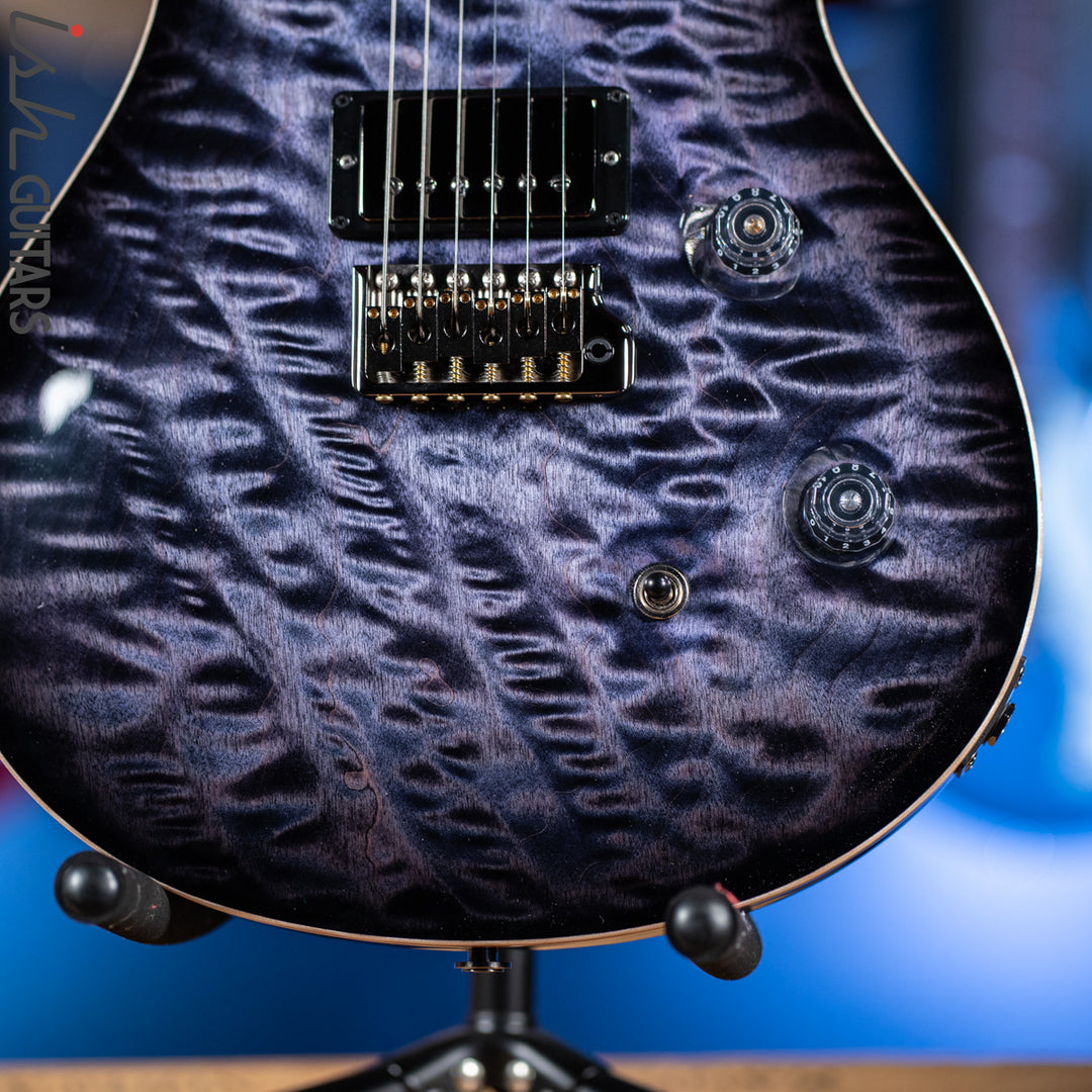 PRS Custom 24 Purple Mist One Piece Quilt Maple 10 Top Wood Library