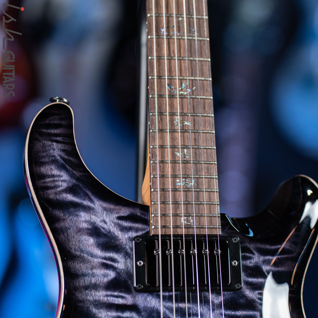 PRS Custom 24 Purple Mist One Piece Quilt Maple 10 Top Wood Library