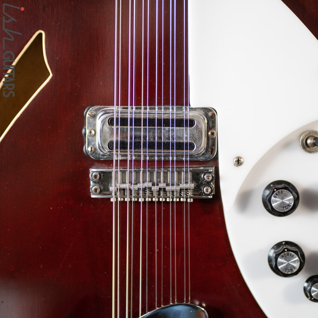 1968 Rickenbacker 360/12 Burgundyglo RARE Roger McGuinn Signed