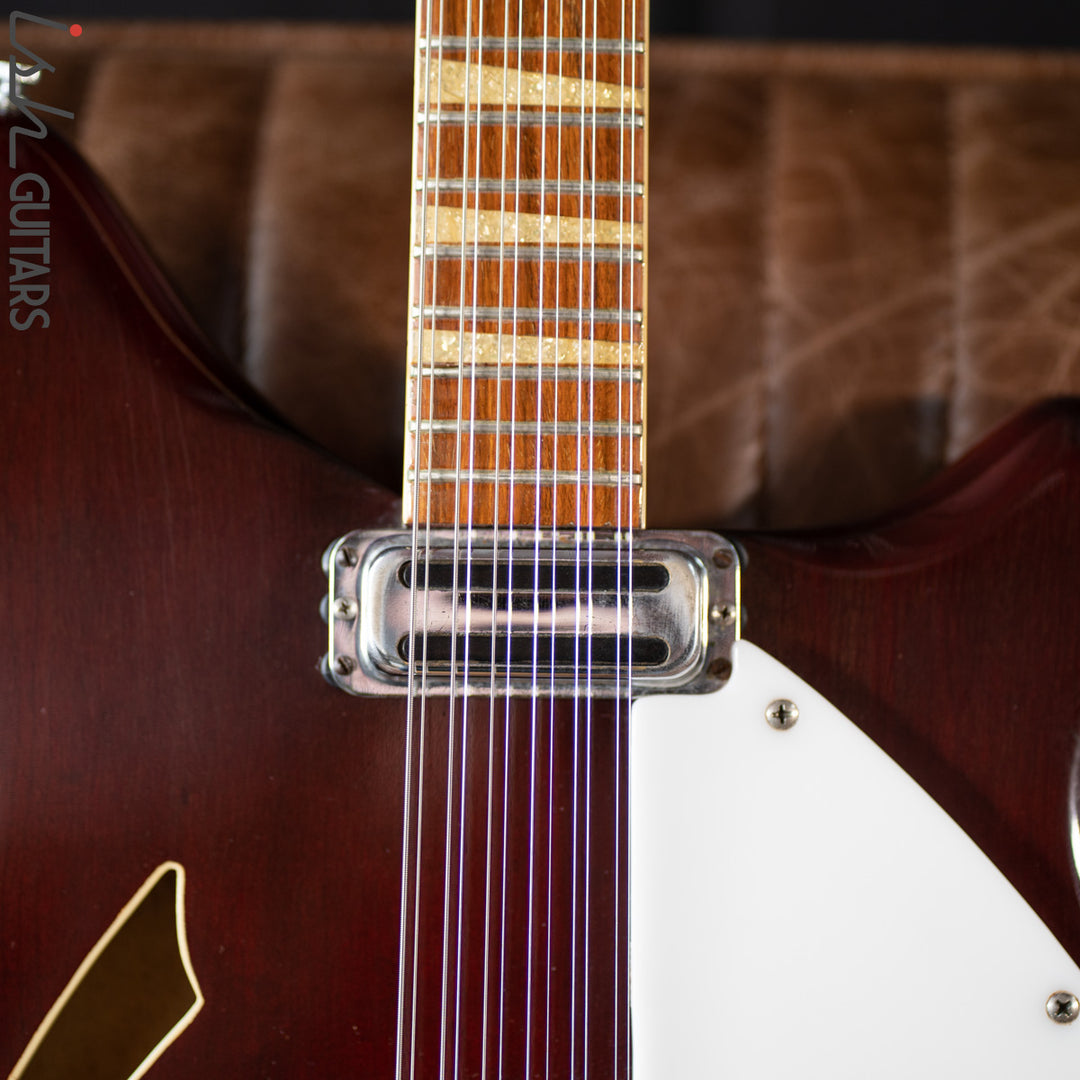 1968 Rickenbacker 360/12 Burgundyglo RARE Roger McGuinn Signed