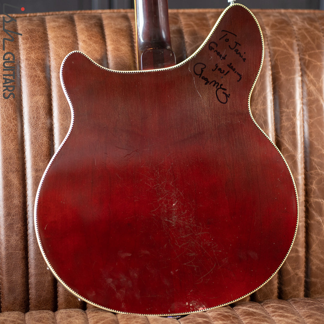 1968 Rickenbacker 360/12 Burgundyglo RARE Roger McGuinn Signed