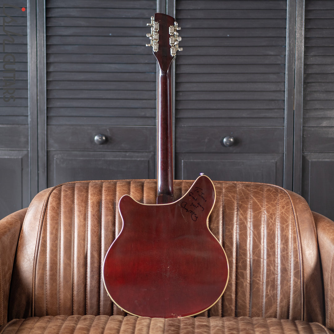 1968 Rickenbacker 360/12 Burgundyglo RARE Roger McGuinn Signed