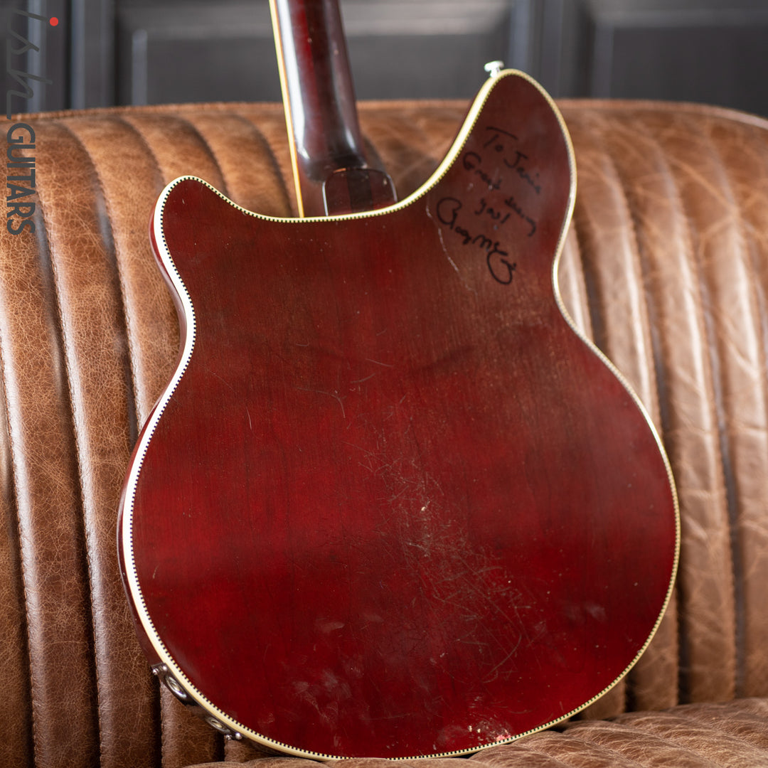1968 Rickenbacker 360/12 Burgundyglo RARE Roger McGuinn Signed