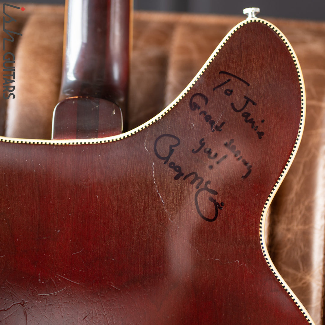 1968 Rickenbacker 360/12 Burgundyglo RARE Roger McGuinn Signed