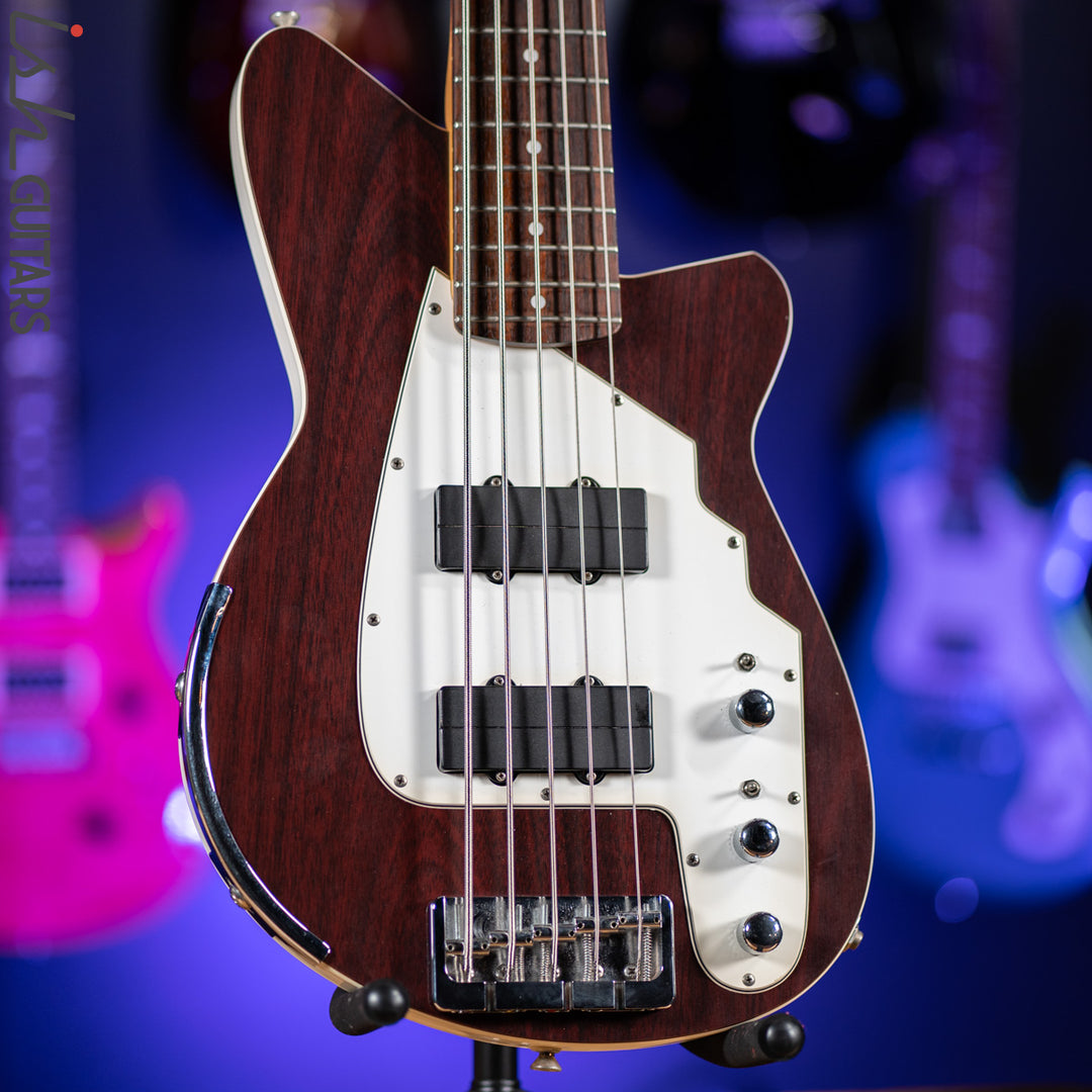 2004 Reverend Brad Houser 5-String Bass Red Mahogany
