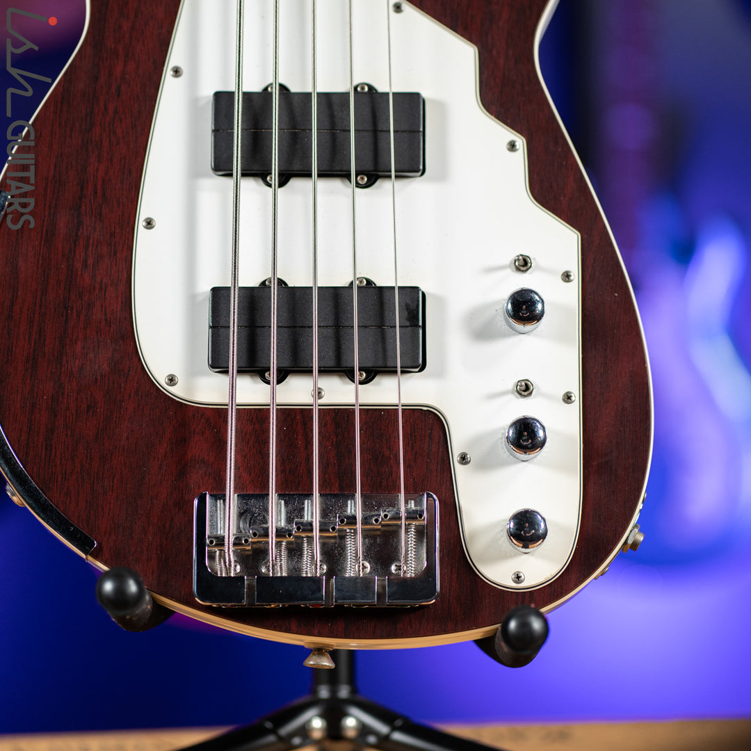 2004 Reverend Brad Houser 5-String Bass Red Mahogany