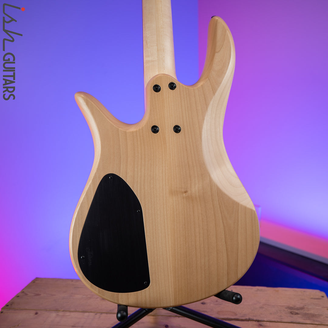 2020 Fodera Yin Yang Standard Purple Heart Olympic White 4 String