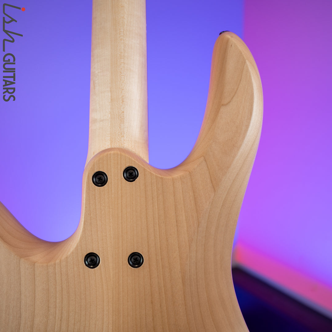 2020 Fodera Yin Yang Standard Purple Heart Olympic White 4 String