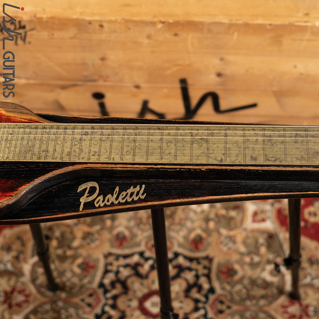 Paoletti Lap Steel Guitar Tremolo PWLS02 Three Tone Sunburst