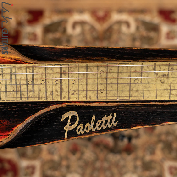 Paoletti Lap Steel Guitar Tremolo PWLS02 Three Tone Sunburst