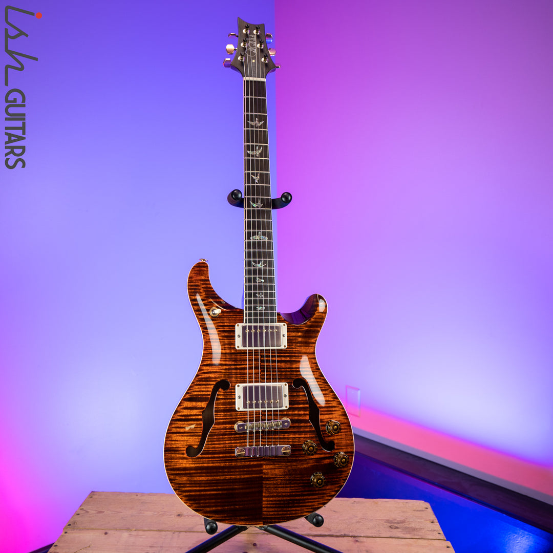 Used 2020 Paul Reed Smith PRS McCarty 594 Hollowbody II Wood Library 10 Top Orange Tiger