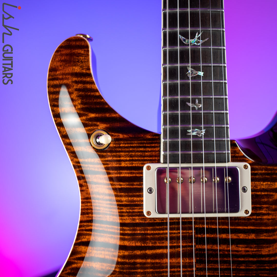 Used 2020 Paul Reed Smith PRS McCarty 594 Hollowbody II Wood Library 10 Top Orange Tiger