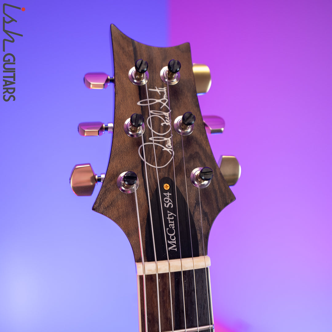 2018 PRS Wood Library McCarty 594 Semi Hollow 10 Top Aquableux Purpleburst