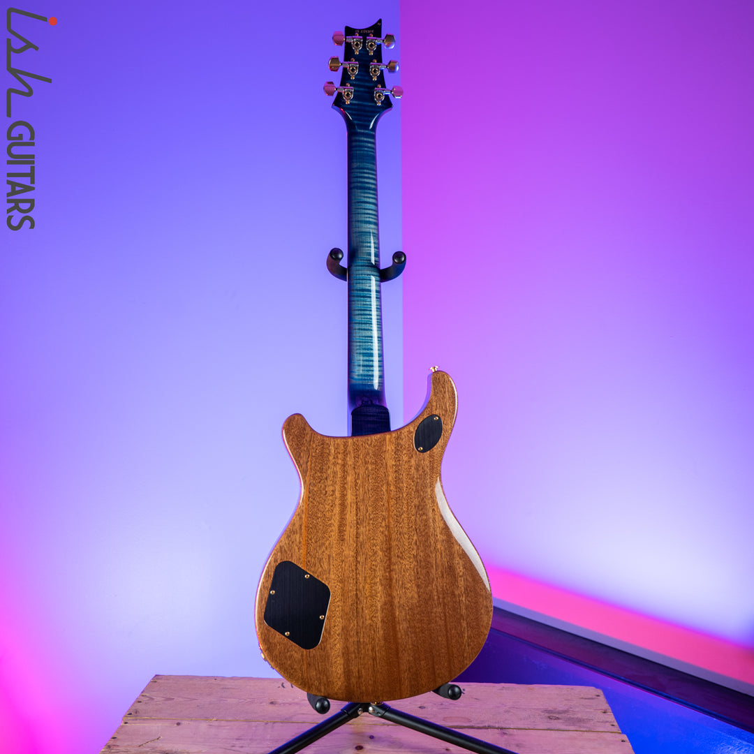 2018 PRS Wood Library McCarty 594 Semi Hollow 10 Top Aquableux Purpleburst
